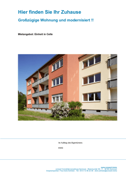 Hier finden Sie Ihr Zuhause - conwert Immobilienverwaltung