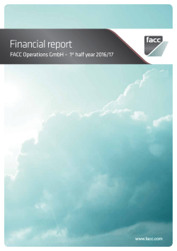 Financial report