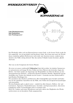 Rundschreiben 3-2016 - Pferdezuchtverein Schwarzenau