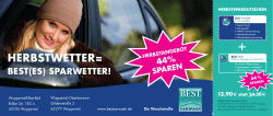 herbstwetter - Best Car Wash Wuppertal