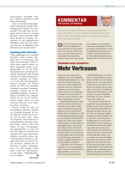 Mehr Vertrauen - Deutsches Ärzteblatt