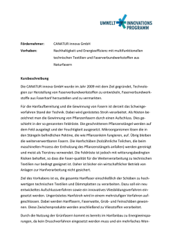 Kurzbeschreibung CANATUR innova GmbH PDF