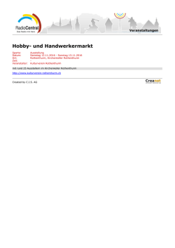 Hobby- und Handwerkermarkt