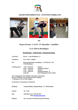 Diesen Lehrgang auch als - Karate
