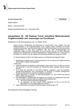 Interpellation Nr. 120 Raphael Fuhrer betreffend Methodenstand