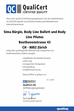 Sima Bürgin, Body Line Ballett und Body Line Pilates