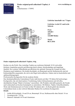 Fissler original-profi collection® Set Topfset, 4-tlg.