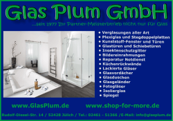 www.GlasPlum.de www.shop-for