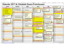 Terminkalender 2017
