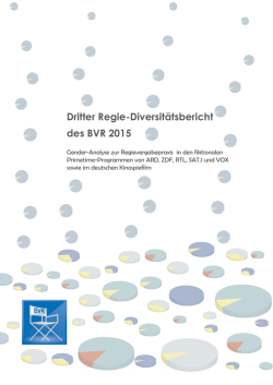 Dritter Regie-Diversit&auml;tsbericht des BVR 2015