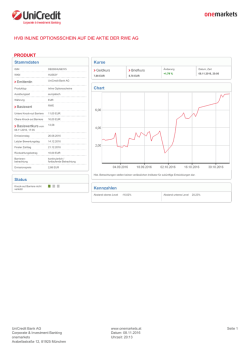 hvb inline optionsschein auf die aktie der rwe ag produkt
