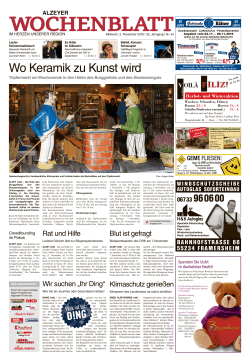Alzeyer Wochenblatt vom 02.11.2016