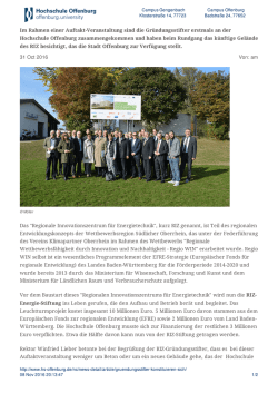 Gr&uuml;ndungsstifter konstituieren sich
