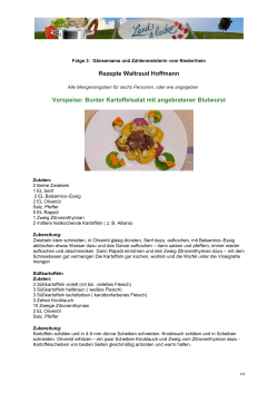 Die Rezepte von Waltraud Hoffmann als PDF