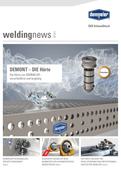 Welding News - Demmeler Maschinenbau