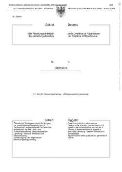 [20404] graduatoria - Regione Autonoma Trentino