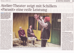 Zürichsee-Zeitung - atelier theater meilen