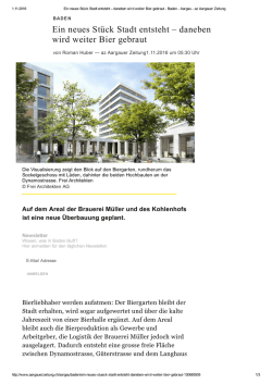 Ein neues St&uuml;ck Stadt entsteht &ndash; daneben wird weiter Bier gebraut