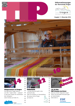 Jahrgang 2016, Ausgabe 10 | Oktober2016