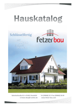 Hauskatalog - fetzer