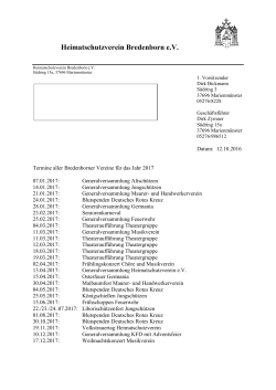 Heimatschutzverein Bredenborn e.V.