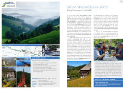 Grüne Strasse/Route Verte