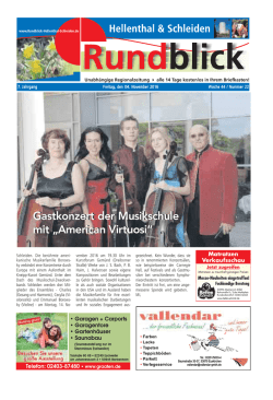 Gastkonzert der Musikschule mit „American Virtuosi“