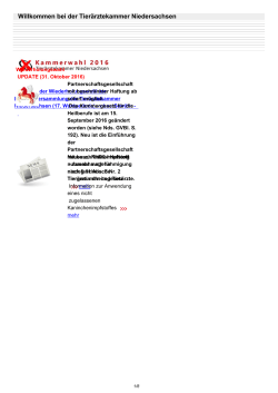 PDF Ansicht - Tier&auml;rztekammer Niedersachsen