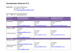 Grundschulen (Dezernat 47.3)