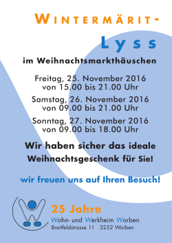Flyer Markt Lyss 2016.indd - Wohn
