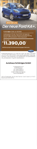 Der neue Ford KA+ - Autohaus Schöntges GmbH