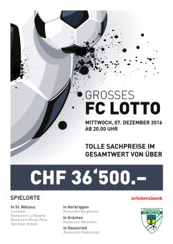 CHF 36`500. - FC St. Niklaus