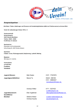 Ansprechpartner
