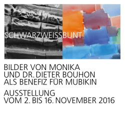 Infos zur Benefiz-Austellung und den K&uuml;nstlern (PDF