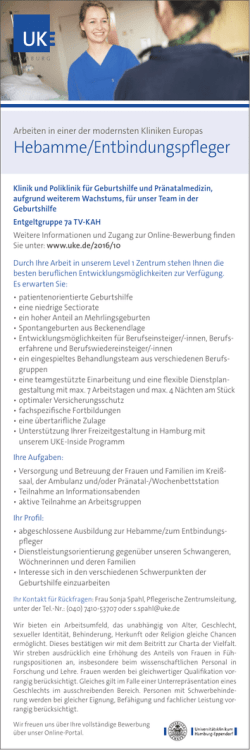 Hebamme/Entbindungspfleger