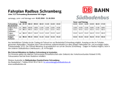 RadBus Schramberg 2016 - 3-Löwen-Takt