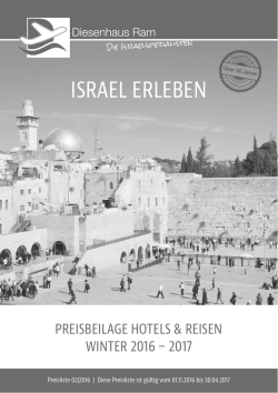 8 Tage Israel Rundreise PDF