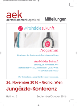 Umbruch Feber - Ärztekammer für Burgenland