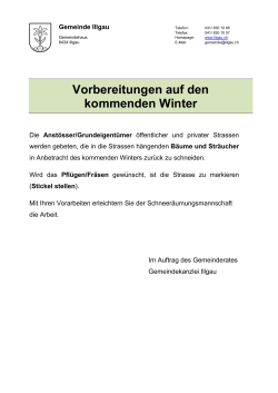 Infos - Gemeinde Illgau