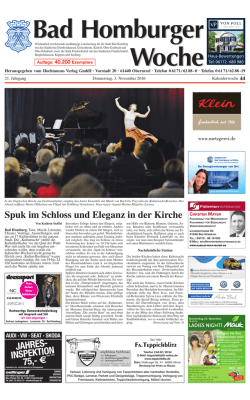 Bad Homburger Woche
