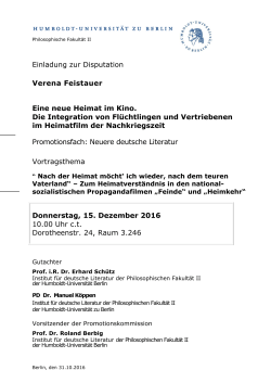 HU-Briefbogen 1.0 - Institut für deutsche Literatur