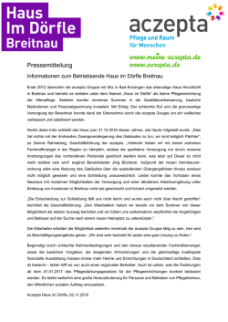Pressemitteilung