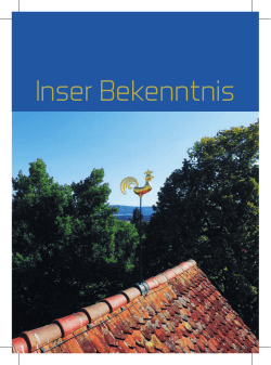 Inser Bekenntnis - Evangelisch-reformierte Kirchgemeinde Ins