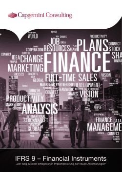 IFRS 9 &ndash; Financial Instruments