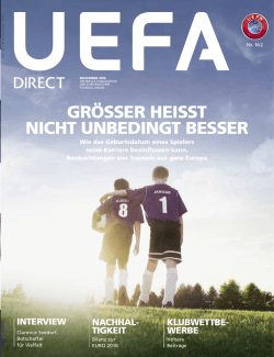 UEFA"direct #162 (31.10.2016)