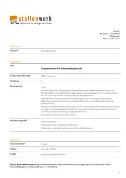 PDF - Stellenwerk Hamburg