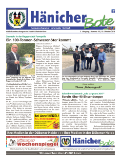 H&auml;nicher - Gr&auml;fenhainichen