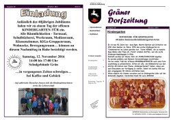 Gr&auml;ner Dorfzeitung