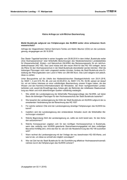 Drucksachen allgemein - Nieders&auml;chsischer Landtag