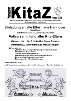 KitaZ - Kita-Stadtelternrat Hannover